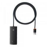 Hub USB Baseus Lite, 5in1, Negru WKQX030101