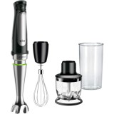 Mixer vertical Braun MQ7025X, 1000 W, 0.6 l, Viteza variabila, Negru