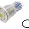 Comutator Anti-vandalism DPDT 3A 250VAC IP67 Ambră