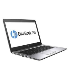 Laptop Refurbished, HP ELITEBOOK 745 G3, Procesor AMD PRO A10 8700B, Memorie RAM 8 GB, SSD 256 GB, Windows 10 Pro, Webcam, US, Baterie Noua, Backlight