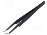 Pensetă PIERGIACOMI ESD c&acirc;rlig 120mm pentru lucrări de precizie