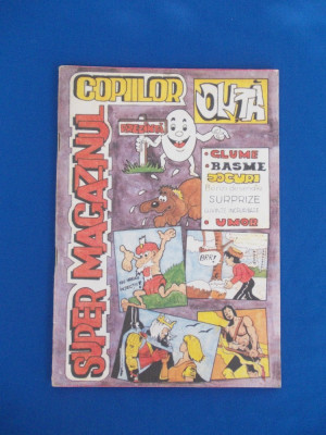 SUPER MAGAZINUL COPIILOR &amp;#039;&amp;#039;OUTA&amp;#039;&amp;#039; , CONTINE BENZI DESENATE , GLUME , SURPRIZE * foto