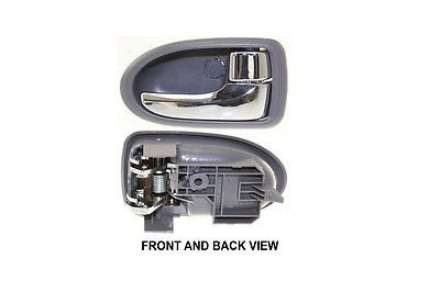 Maner interior deschidere usa Mazda MPV 1999-2004, Fata, Spate, partea Dreapta, suport gri cu maner cromat LC62-58-330D-05 Kft Auto foto
