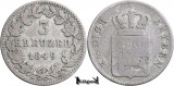 1849, 3 Kreuzer - Maximilian al II-lea - Regatul Bavariei | KM 800