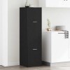 VidaXL Cabinet de Apotecă Stejar negru 40 x 41 x 144.5 cm