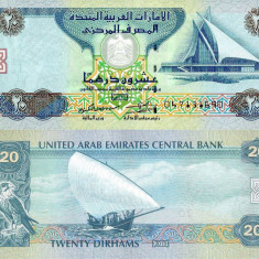 EMIRATELE ARABE UNITE █ bancnota █ 20 Dirhams █ 2015 █ P-28c █ UNC █ necirculata