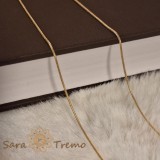 Lant fin placat cu aur Daria - 50 cm