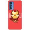 Husa compatibila cu Motorola G20 model Baby Iron Man, Silicon, TPU, Viceversa, Transparent, Carcasa