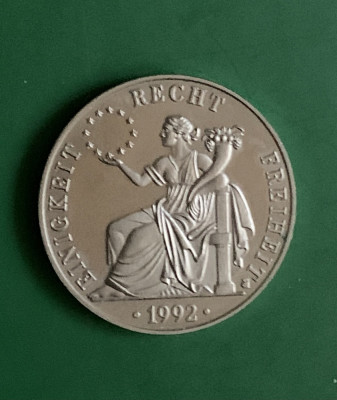 Medalie Germania ECU EUROPA 1992 foto