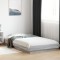 vidaXL Cadru de pat cu LED gri sonoma 75x190 cm lemn prelucrat 3281159