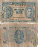 1940, 1 dollar (P-316) - Hong Kong!