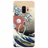 Husa silicon pentru Samsung S9 Plus, Great Wave Fish