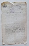 Act de v&acirc;nzare teren &ndash; Tribunalul Județului Covurlui, Galați &ndash; 1914 &ndash; timbre fiscale