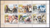Sao Tome si Principe 2008 - C&acirc;inii și stăp&acirc;nii lor, Bloc, Cota 10 EURO, MNH