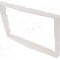 Rama adaptoare, 2 DIN, Opel, alb (perlat), {{Producator}} -