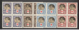 Romania.1945 Crucea Rosie bloc 4 CR.25, Nestampilat