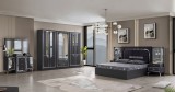 Dormitor Complet SARA 160x200cm: Saltea + Somiera GRATIS! Design Modern, Elegant. Livrare Gratuita