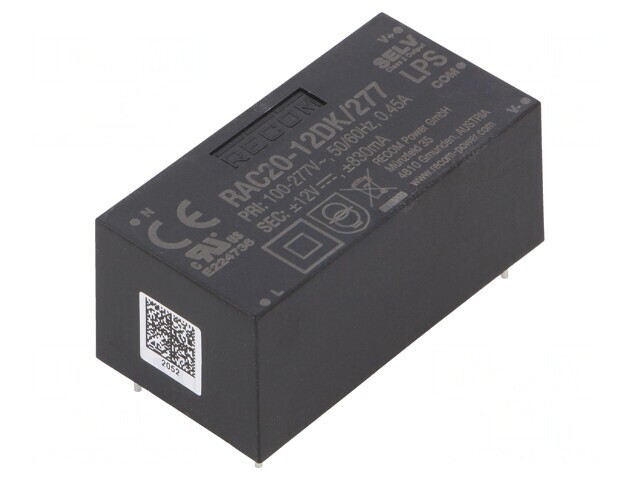Convertor AC/DC 20W 12V
