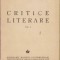 HST C372 Critice literare 1943 volumul I D Caracostea