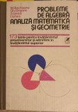 PROBLEME DE ALGEBRA ANALIZA MATEMATICA SI GEOMETRIE. 173 TESTE PENTRU INVATAMANTUL PREUNIVERSITAR-M. BECHEA-233056
