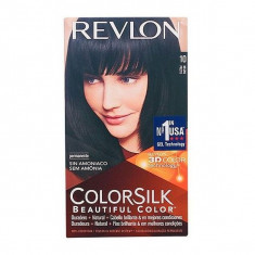 Vopsea Fara Amoniac Colorsilk Revlon Negru foto