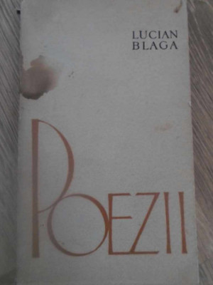 POEZII-LUCIAN BLAGA foto