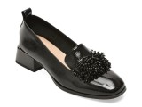 Pantofi eleganti EPICA negri, 3433, din piele naturala lacuita