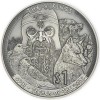 Samoa 2022 - 1 dollar, Vikings, Odin, argint, UNC