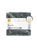 Prosop Auto Ultra Absorbant Chemicalworkz Shark Twisted Loop 1400GSM Gri 40x40cm Microfibra Uscare Rapida Fara Urme