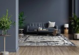 Cumpara ieftin Covor Living Rose 50122 Negru Moftx