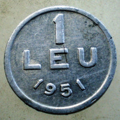 1.818 ROMANIA RPR 1 LEU 1951