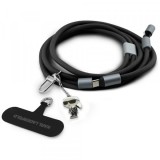 Cablu Date si Incarcare USB-C - USB-C Karl Lagerfeld Ikonik Charm, 100W, 1.5m, Negru