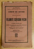 Al. Rosculescu Carte de cetire Felurite scrisori vechi chirilice