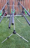 Set Pescuit, 3 Lansete Carbon 3,90m +3 Mulinete 8000 +Rod Pod +Senzori