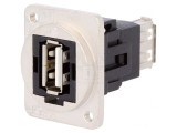 Adaptor USB 2.0 Metalic Dual-Soclu