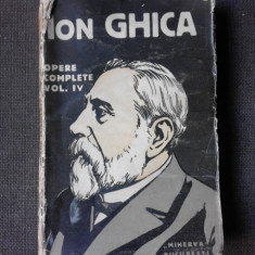 Opere complete - Ion Ghica vol.IV