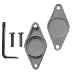 Suport tracker Airtag, THD, atasabil la bicicleta, gri