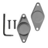 Suport tracker Airtag, THD, atasabil la bicicleta, gri