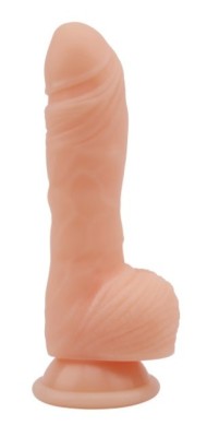 Dildo Realist Naked Legend Performer Silicon Lichid Natural 20 cm foto
