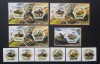 R.DU TCHAD-TANCURI DE ASALT-SET 6 V.+4 S/Sh.NEOBLITERATE-DANTELATE-MNH** - EP 044A, Africa, Transporturi