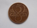 5 GROSZY 1937 POLONIA