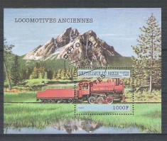 Benin 1998 Train, perf. sheet, used AB.006
