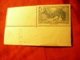 Timbru Andorra - 1942 - Peisaje - Vallees d&#039;Andorre , val.50fr margine coala