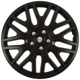 Set 4 Capace Roti 16 inchi (R16) Dakar Negru, Compatibile Cu Alfa Romeo
