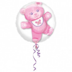 Balon botez folie metalizata Insider Baby Girl 60x60 cm foto