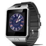Ceas Smartwatch iUni DZ09 Plus, Bluetooth, Camera 1.3MP, 1.54 Inch, Argintiu