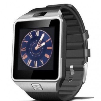 Ceas Smartwatch iUni DZ09 Plus, Bluetooth, Camera 1.3MP, 1.54 Inch, Argintiu foto