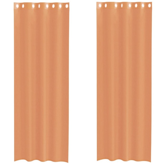 Perdele Voile cu Oelii 2 buc Teracota