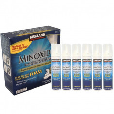 Minoxidil 5% Kirkland SPUMA impotriva caderii parului - 6 luni tratament foto