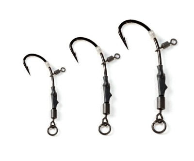 Carlige EXTRA CARP Carp Rig 777S, Nr 4, 3 Buc/Plic, Negru foto